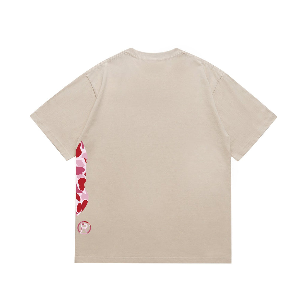 BAPE Pink Camo Ape Head Graphic Short-Sleeve T-Shirt — back