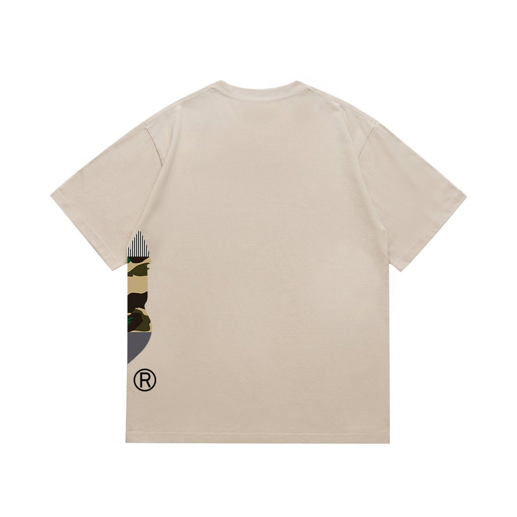 BAPE Camo Ape Face Graphic Short-Sleeve T-Shirt — back