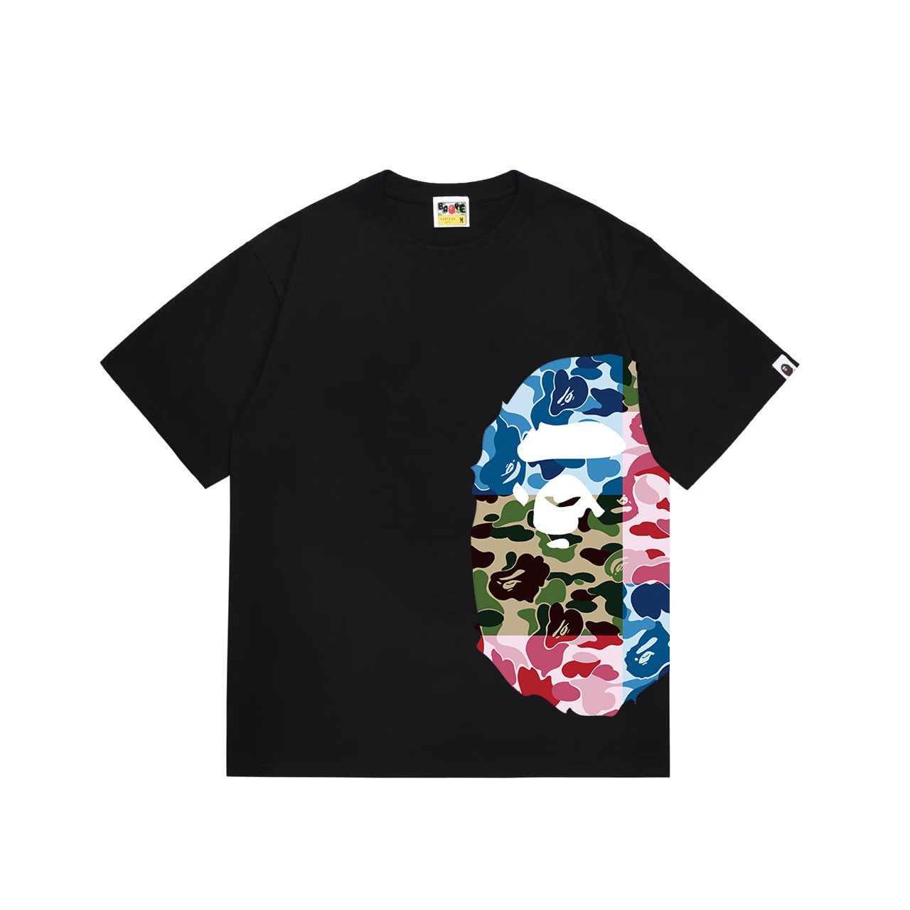BAPE Multicolor Ape-Head Graphic T-Shirt — hero