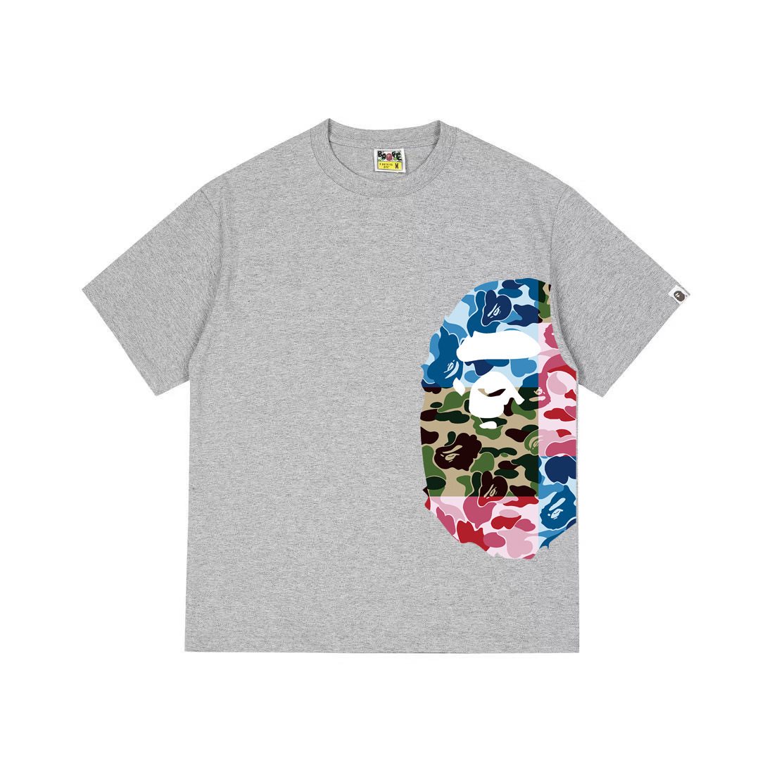 BAPE Multicolor Ape-Head Graphic T-Shirt — front