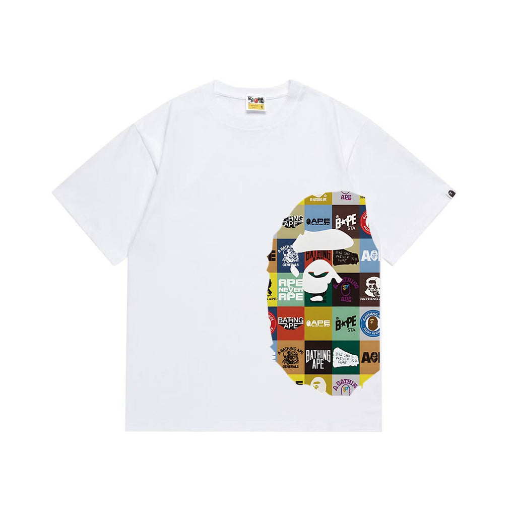 BAPE Ape-Head Collage Short-Sleeve T-Shirt — hero