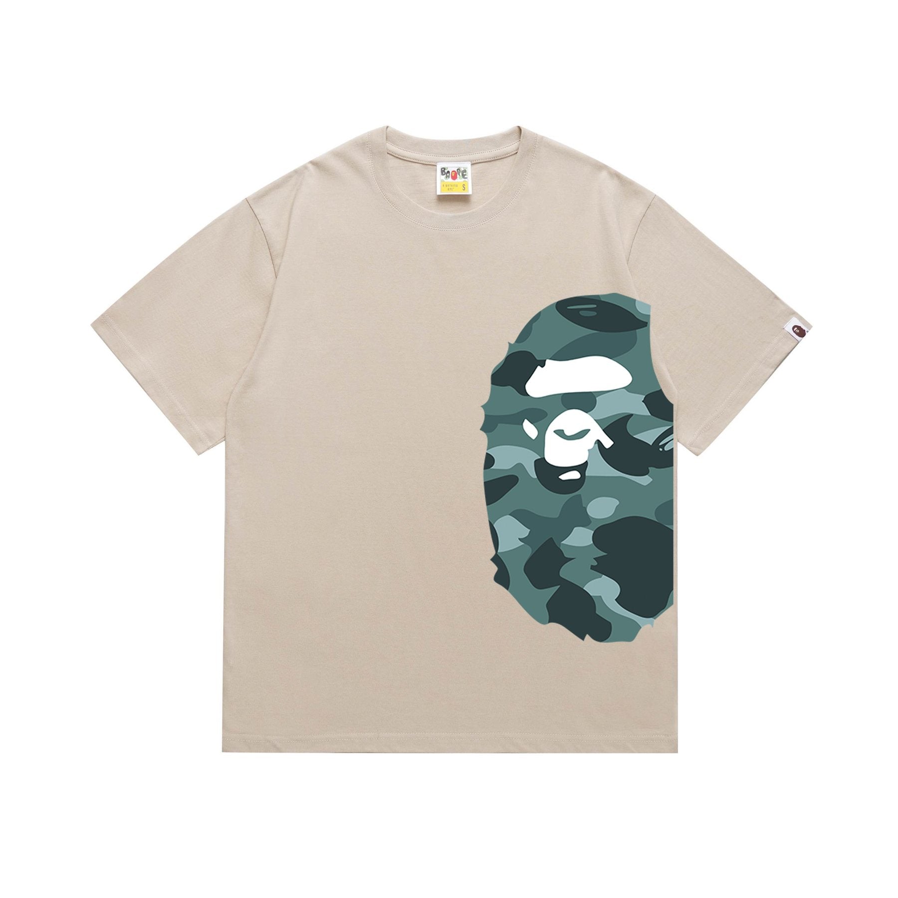 BAPE Camo Ape-Head Side Graphic T-Shirt — front