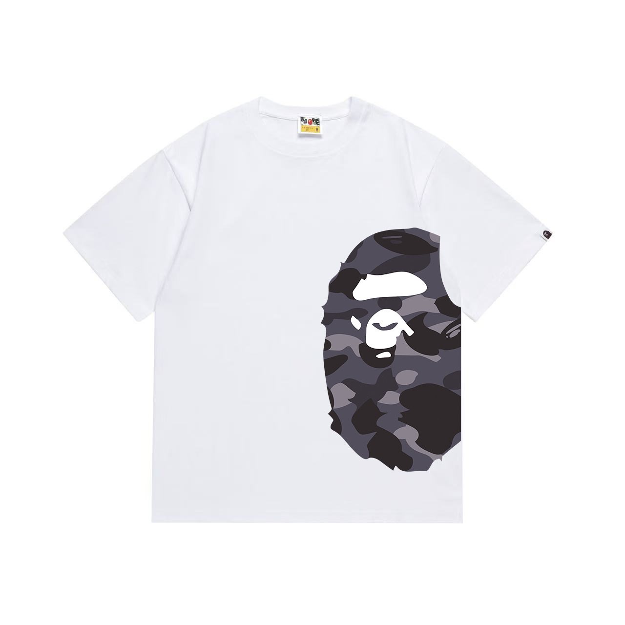 BAPE Camo Ape Face Graphic T-Shirt — front