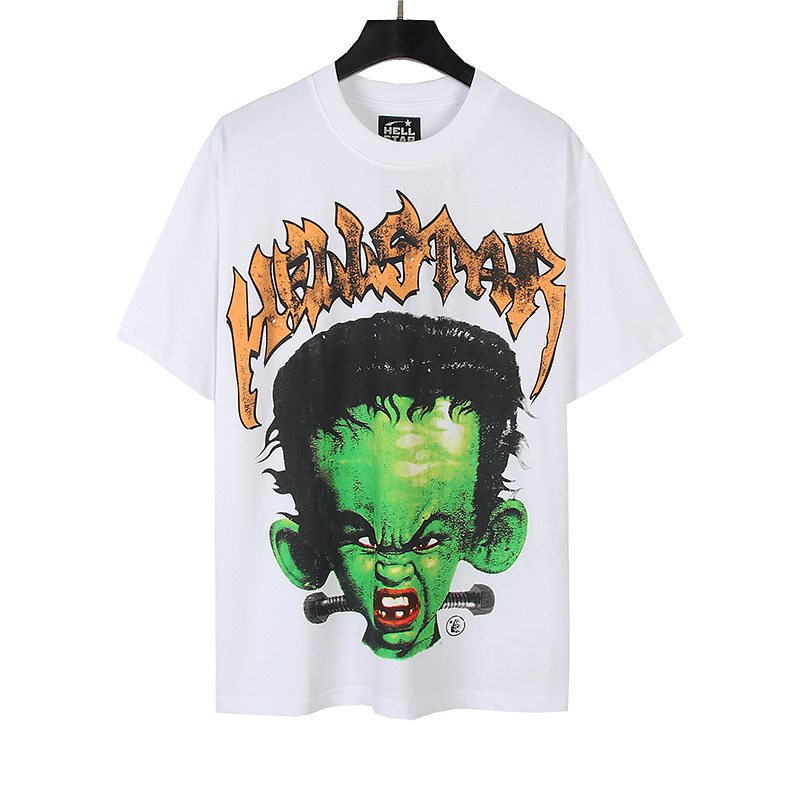 Hellstar Green Boy Head Graphic T-Shirt — hero