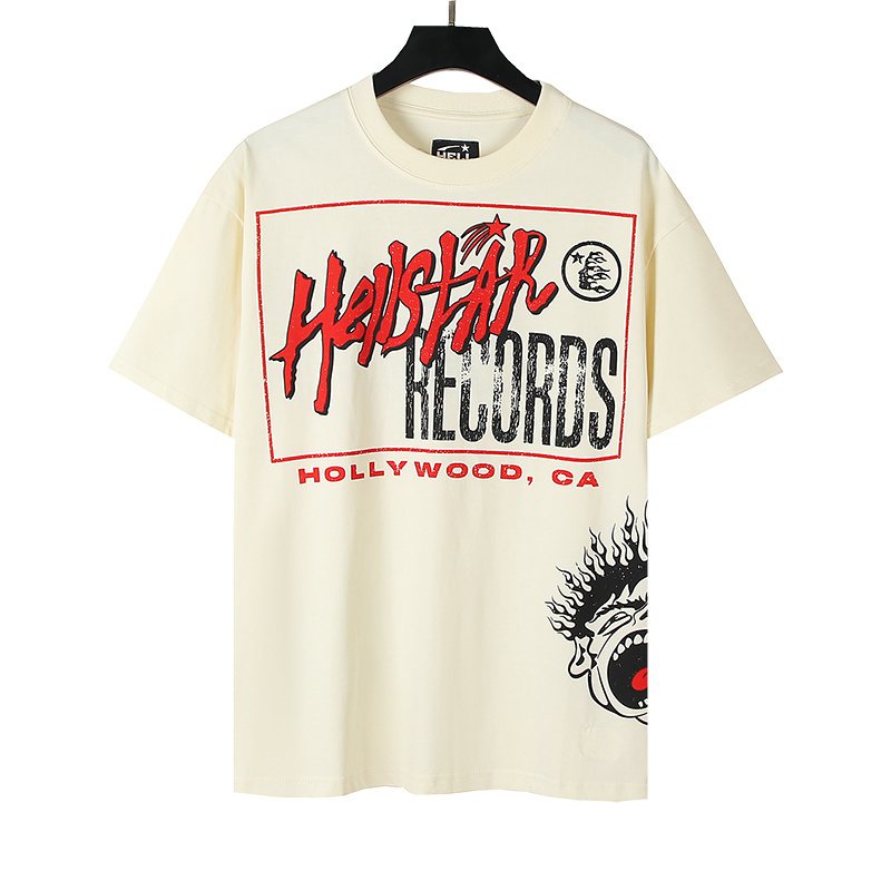 Hellstar Hollywood Records Graphic T-Shirt — front