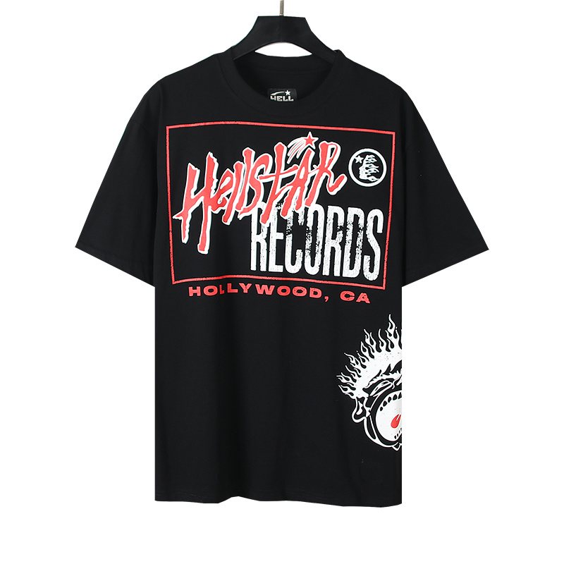 Hellstar Hollywood Records Graphic T-Shirt — front