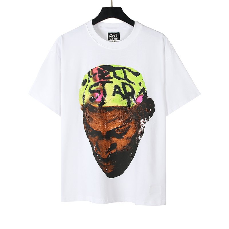 Hellstar Portrait & Graffiti Graphic T-Shirt — hero
