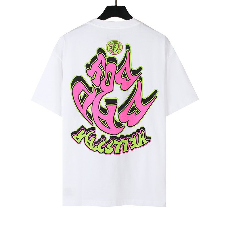Hellstar Portrait & Graffiti Graphic T-Shirt — back