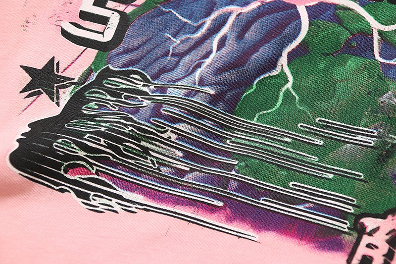 Hellstar Brainwashed 3005 World Tour Graphic T-Shirt — detail