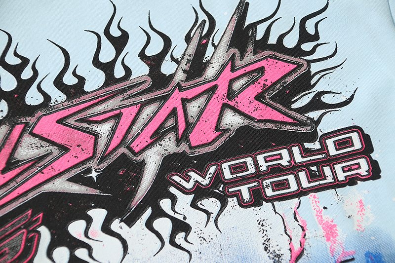 Hellstar World Tour Graphic T-Shirt — detail