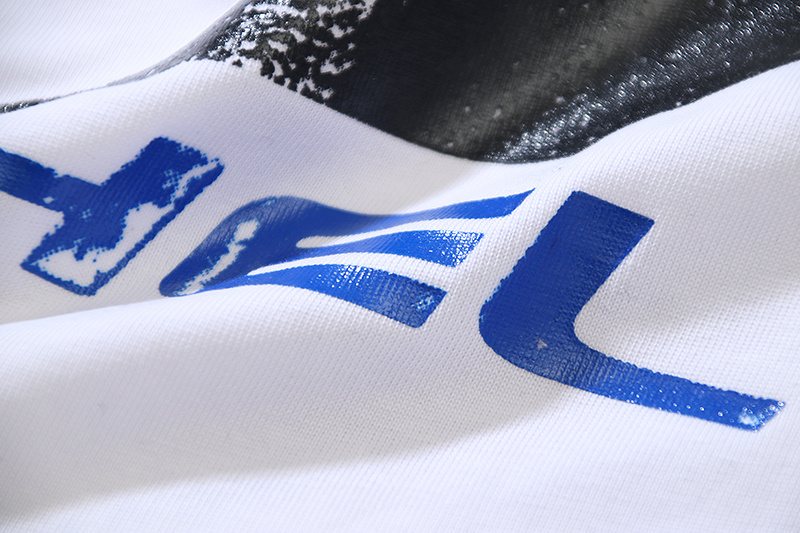 Hellstar White Front & Back Graphic T-Shirt — detail