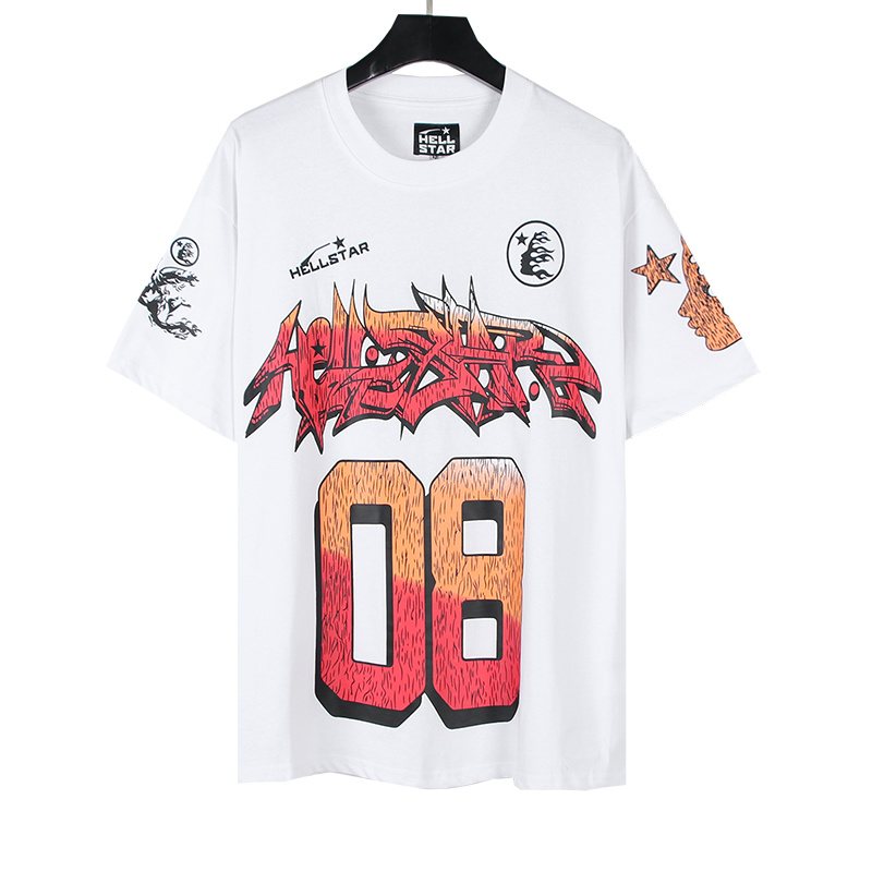 Hellstar Racing 08 Graphic Short-Sleeve T-Shirt — front