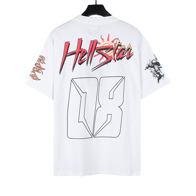 Hellstar Racing 08 Graphic Short-Sleeve T-Shirt — back
