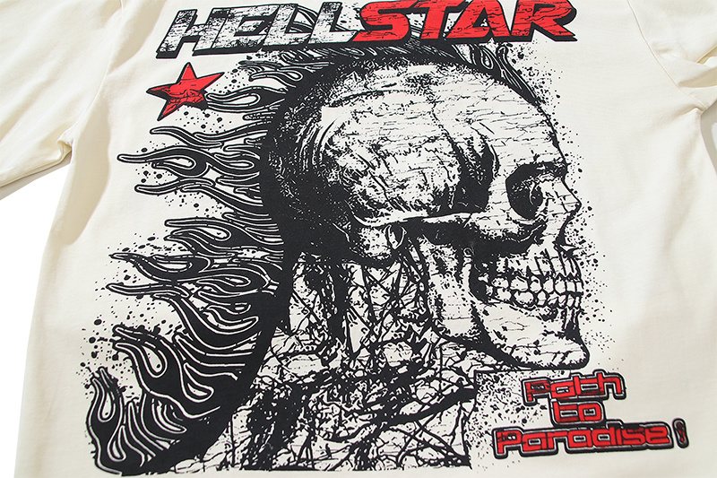 Hellstar Skull Graphic Short-Sleeve T-Shirt — detail