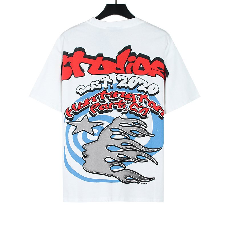 Hellstar Front & Back Graphic Short-Sleeve T-Shirt — back