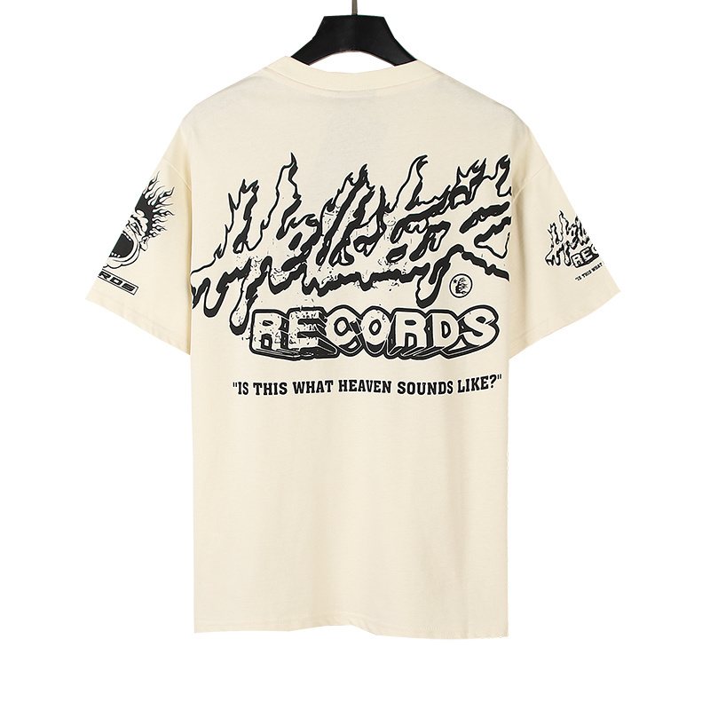 Hellstar Records Heaven Sounds Graphic Short-Sleeve T-Shirt — back