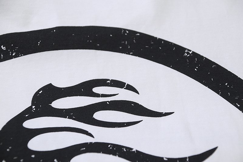 Hellstar Circular Flame Graphic T-Shirt — detail