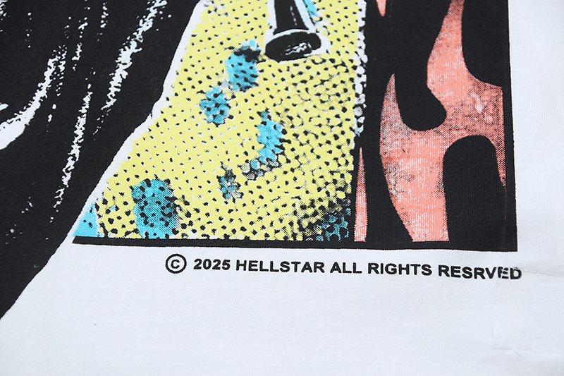 Hellstar Screaming Face Graphic T-Shirt — detail