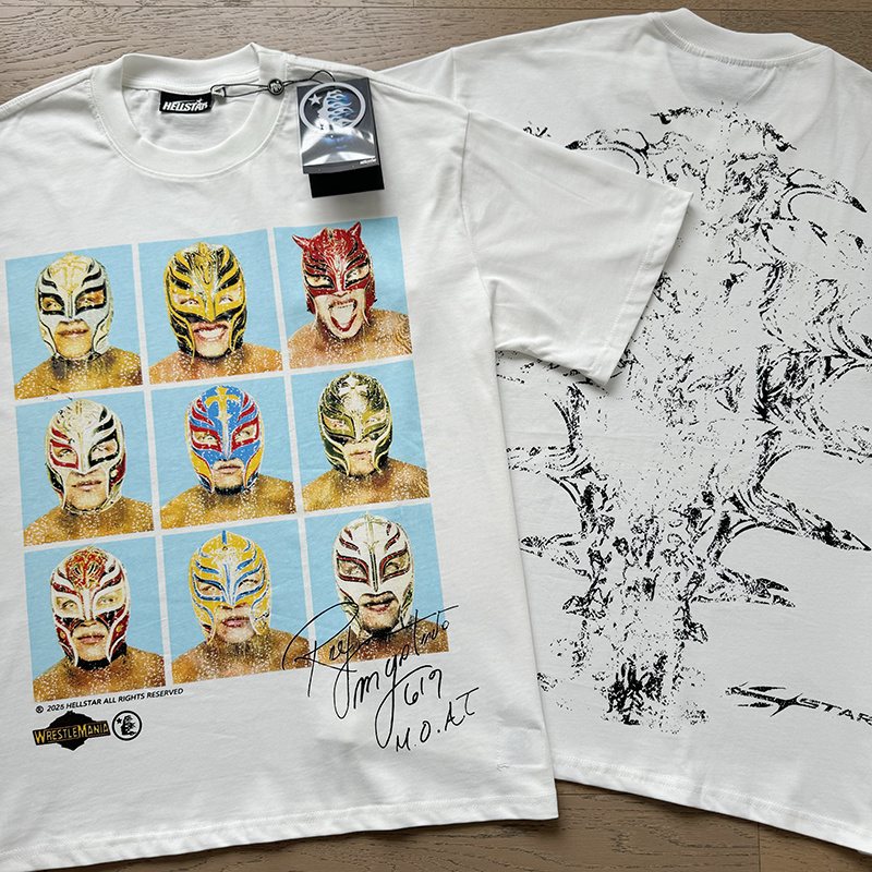 Hellstar Wrestlemania Short-Sleeve Graphic T-Shirt — context