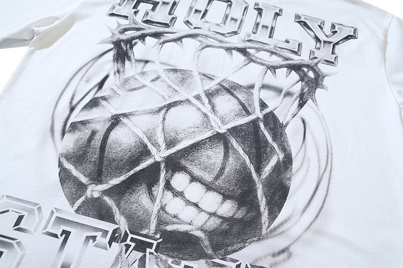 Hellstar Holy State No Guts No Glory Graphic T-Shirt — detail