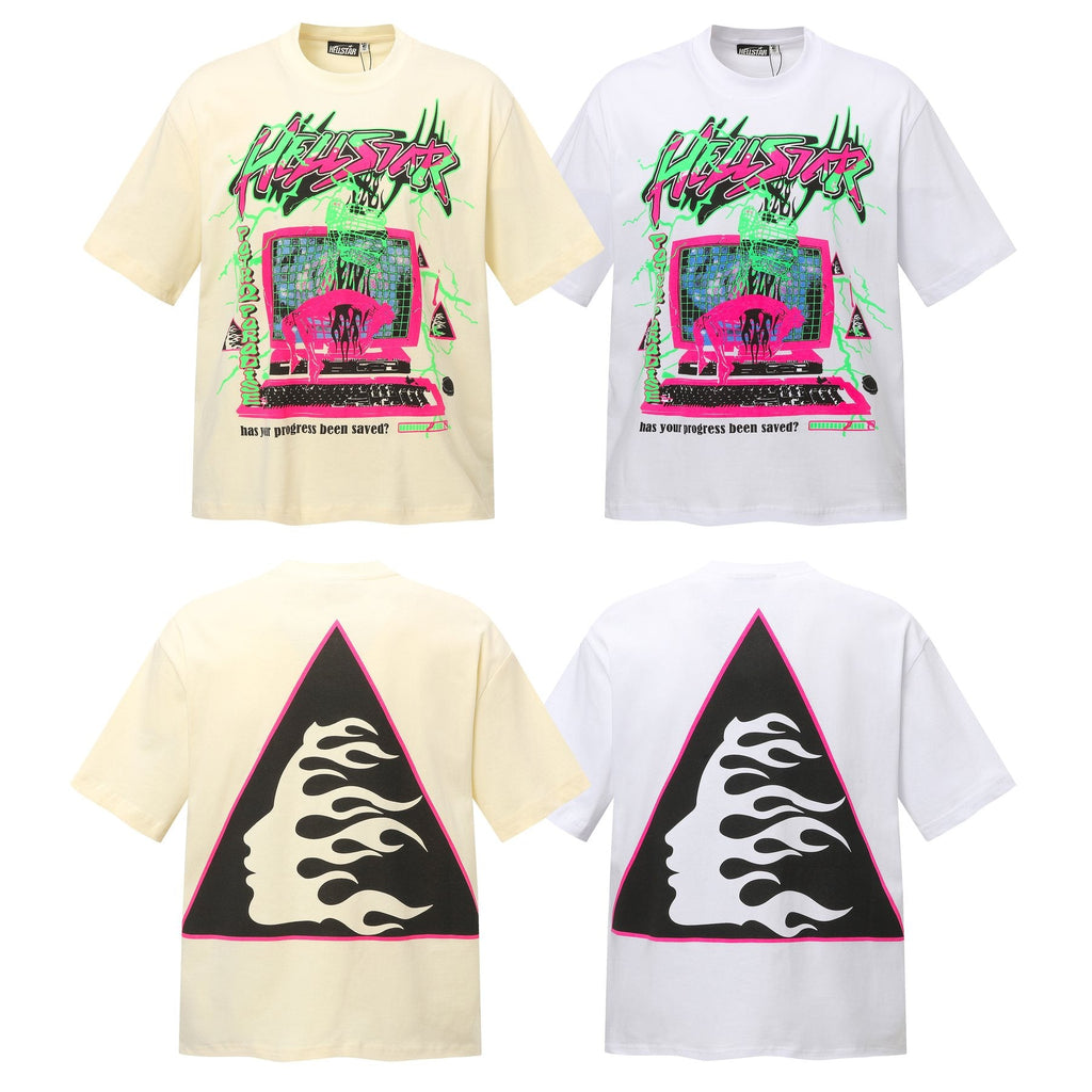 Hellstar Has Your Progress Been Saved? Graphic T-Shirt — comparison