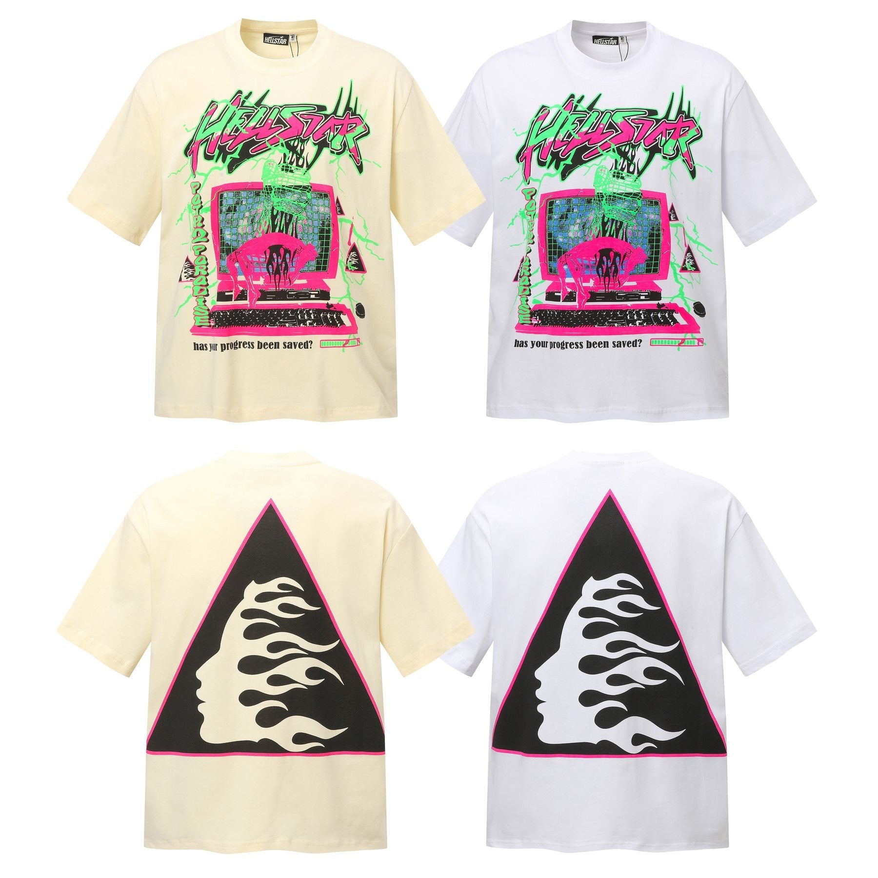 Hellstar Has Your Progress Been Saved? Graphic T-Shirt — comparison