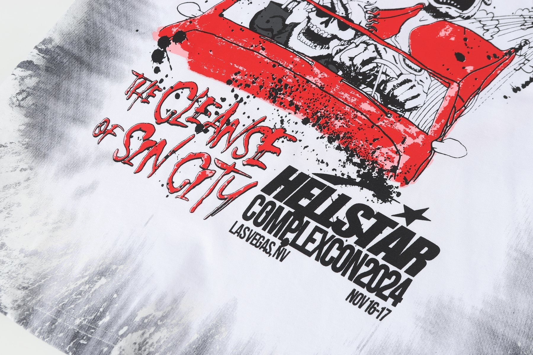 Hellstar Sin City Complexcon Graphic T-Shirt — detail