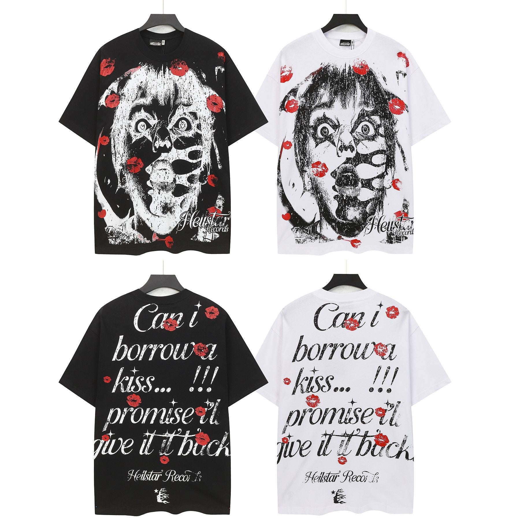 Hellstar Records Graphic Short-Sleeve T-Shirt — comparison
