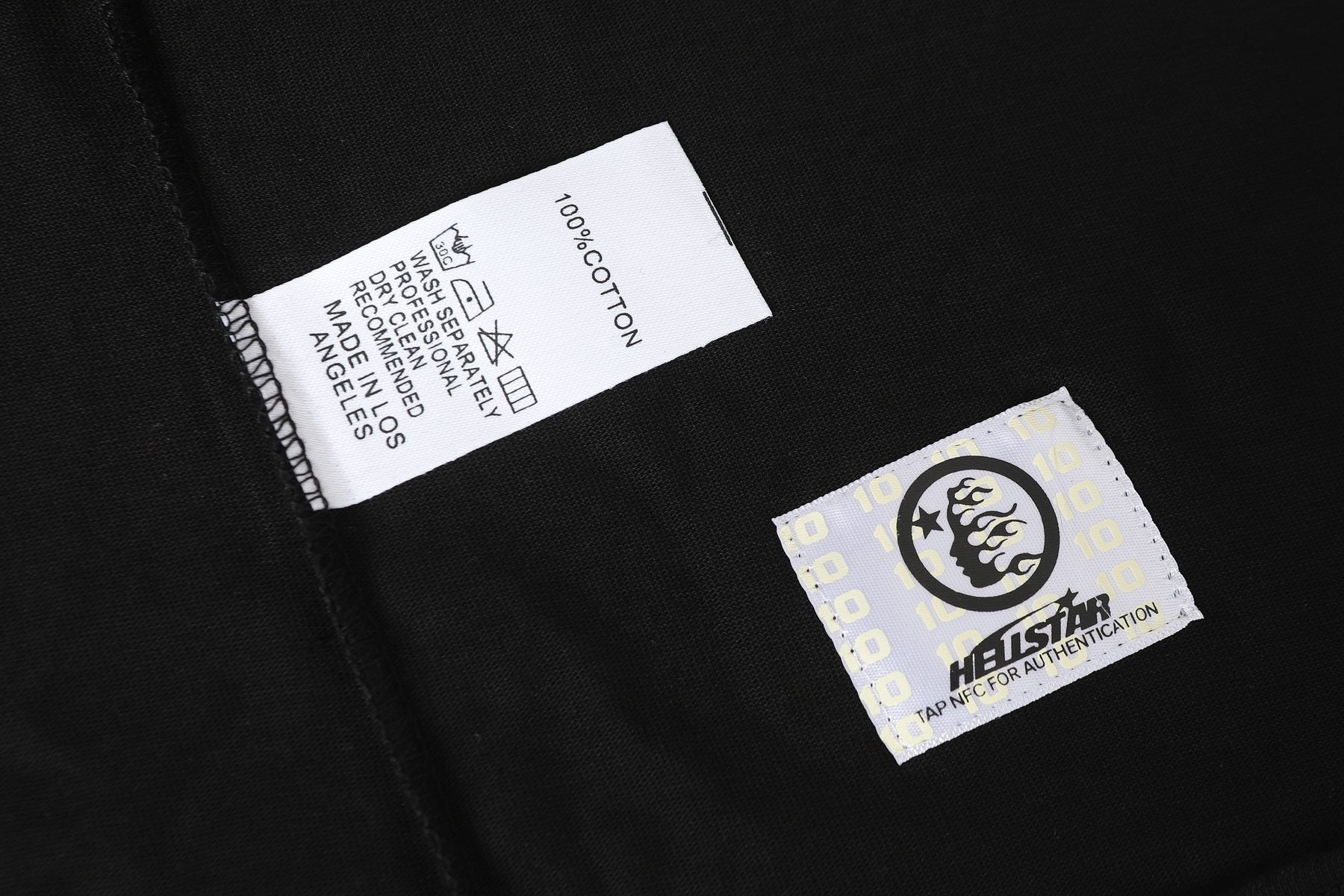 Hellstar Records Graphic Short-Sleeve T-Shirt — neck_label