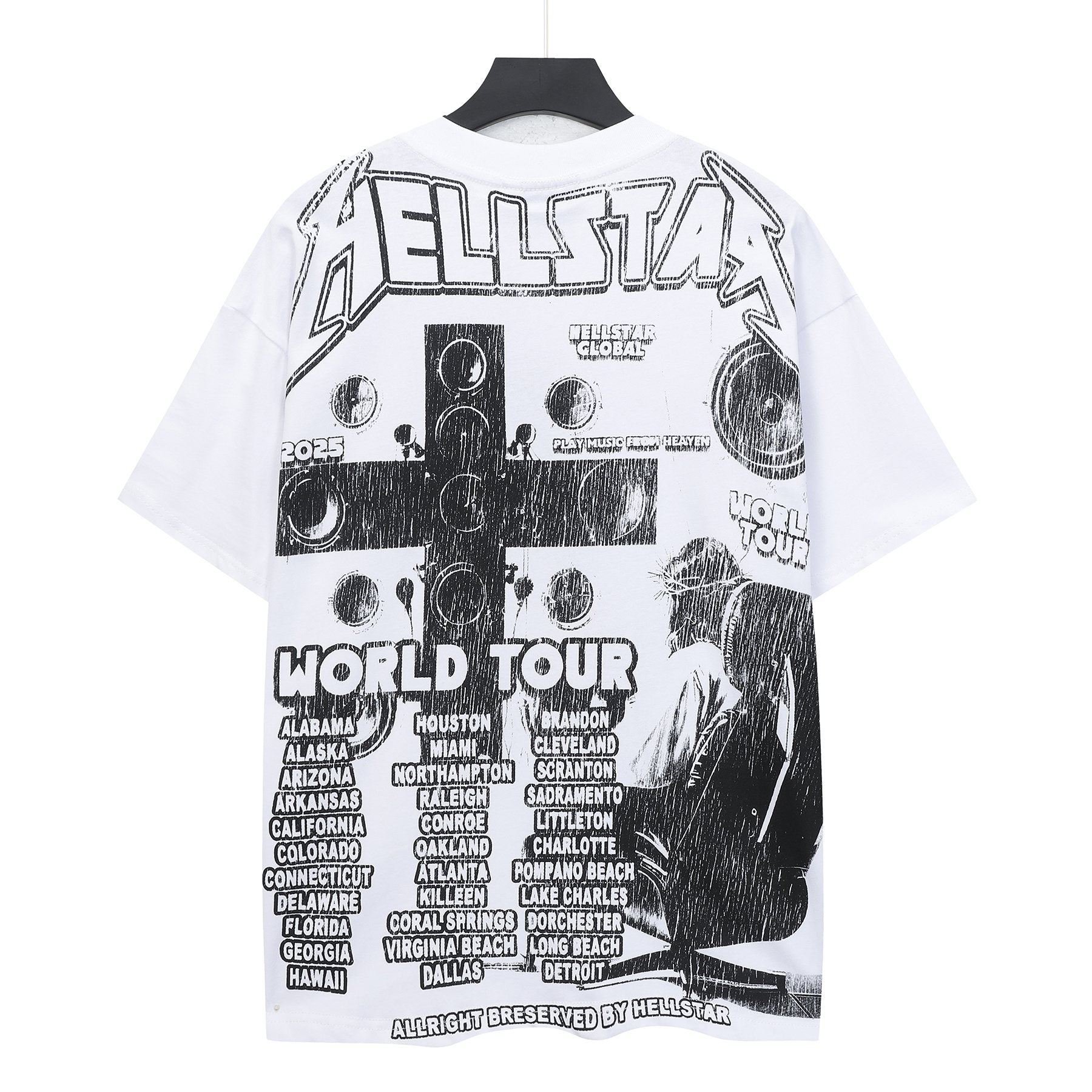 Hellstar Path to Paradise World Tour Graphic T-Shirt — back