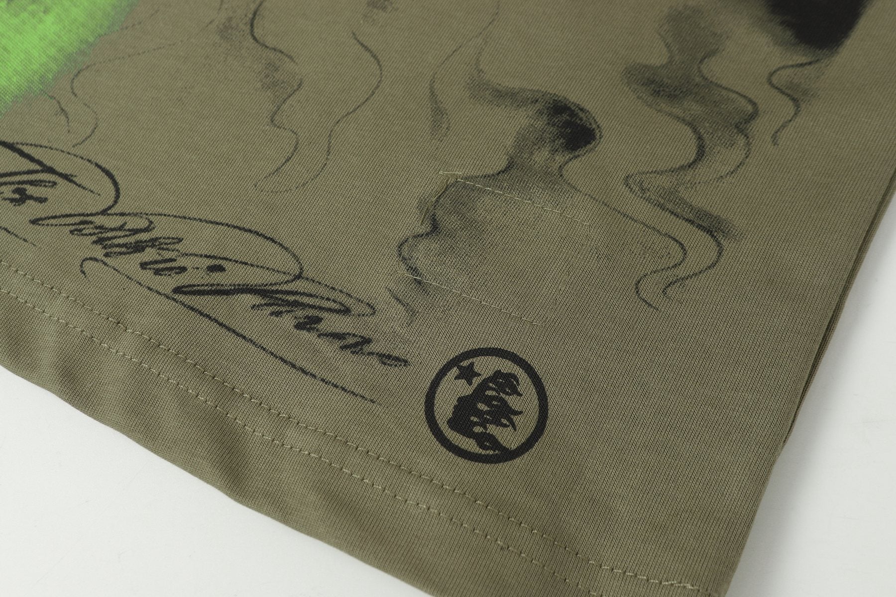 Hellstar No Guts No Glory Portrait Graphic T-Shirt — detail
