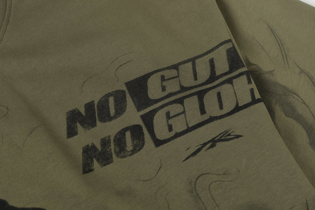 Hellstar No Guts No Glory Portrait Graphic T-Shirt — detail