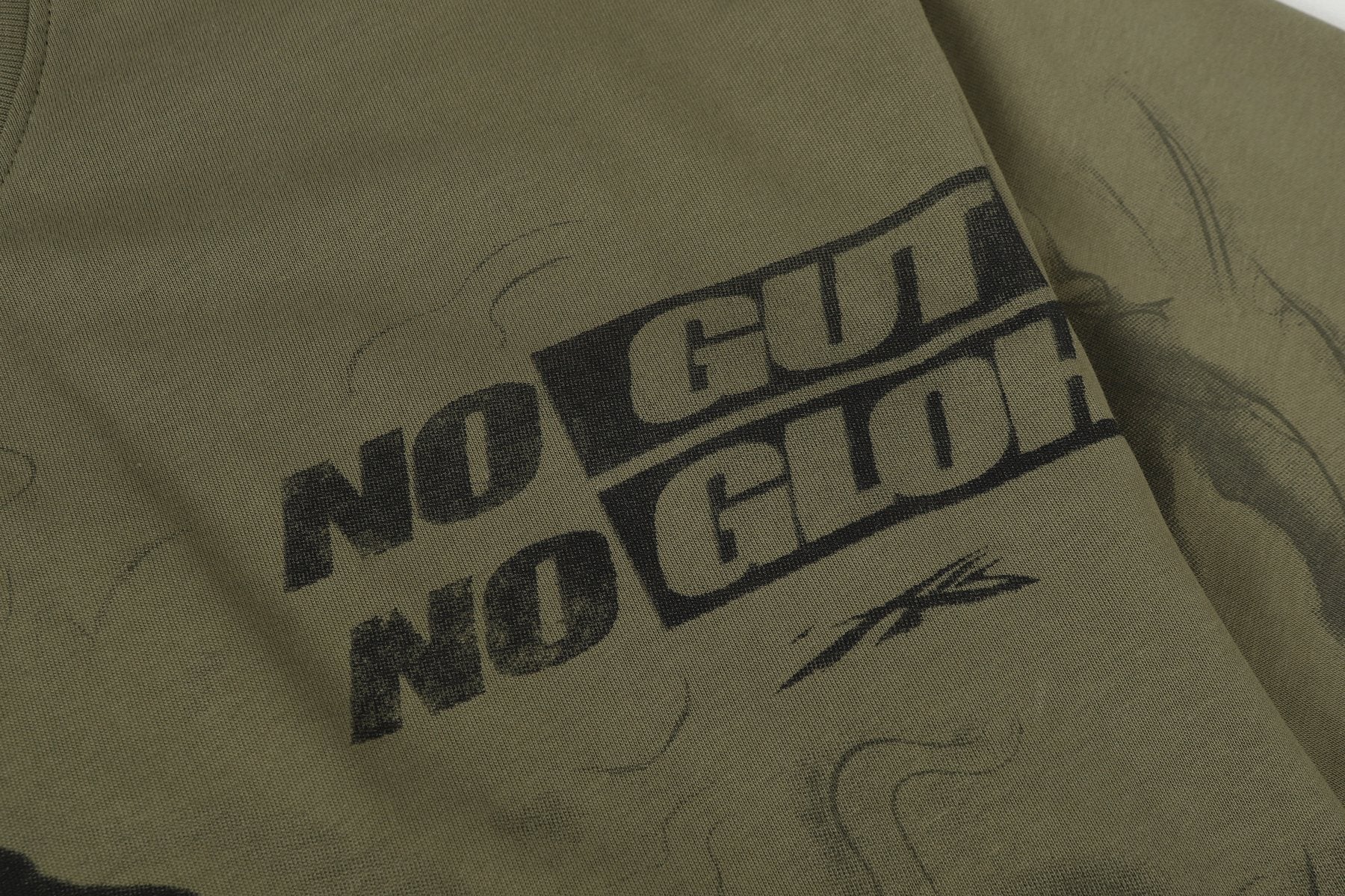 Hellstar No Guts No Glory Portrait Graphic T-Shirt — detail