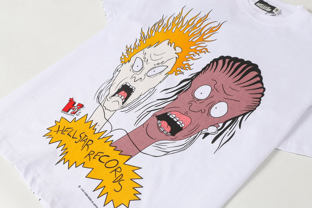 Hellstar Cartoon Heads Graphic T-Shirt — detail