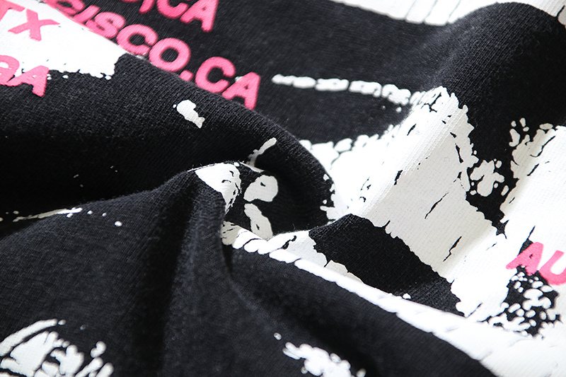 Hellstar Pink & White Graphic Short-Sleeve T-Shirt — detail