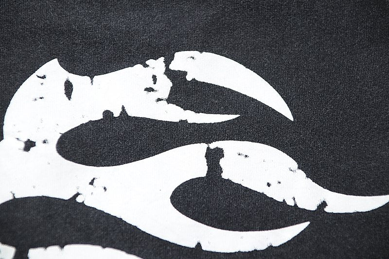 Hellstar Flame Star Face Graphic T-Shirt — detail