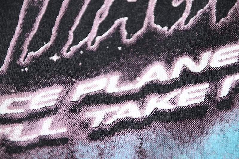 Hellstar Nice Planet Alien Graphic T-Shirt — detail