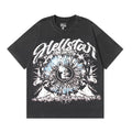 Hellstar The World Is Yours Washed Black Graphic T-Shirt — hero
