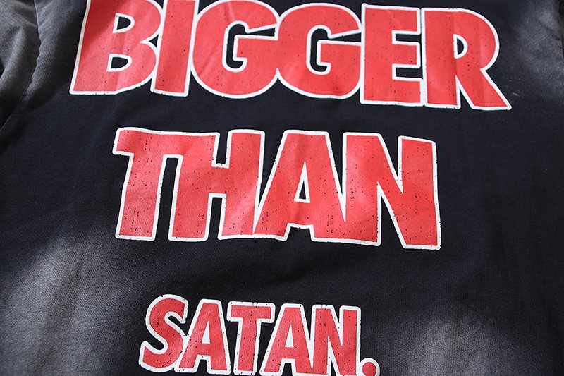 Hellstar Bigger Than Satan Graphic T-Shirt — detail