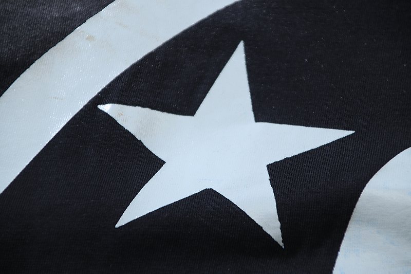 Hellstar Washed Black Graphic T-Shirt — detail