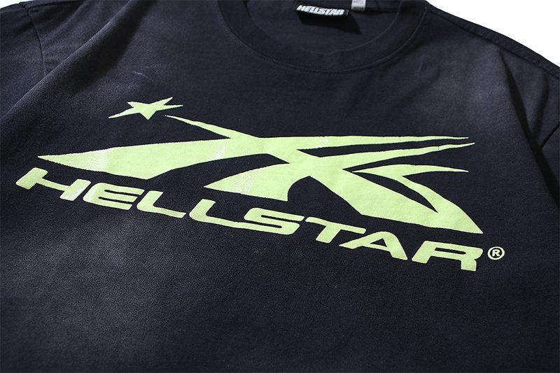 Hellstar Head & Flame Graphic T-Shirt — detail
