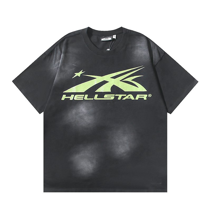 Hellstar Head & Flame Graphic T-Shirt — front