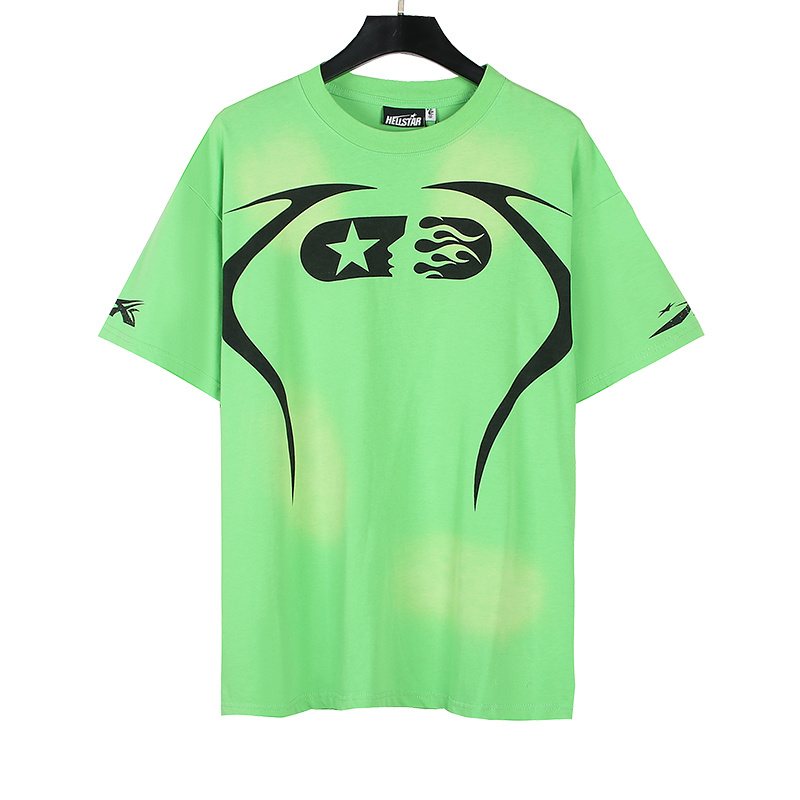 Hellstar Flame Number 11 Graphic Short-Sleeve Set — front