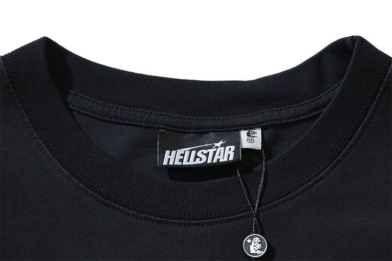 Hellstar Pink Graphic Short-Sleeve T-Shirt — neck_label