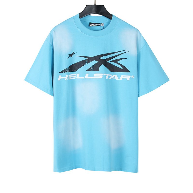 Hellstar Flame and Star Graphic Short-Sleeve T-Shirt — front