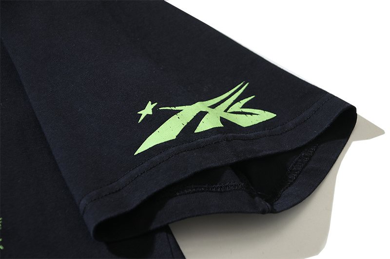 Hellstar Distressed Graphic Short-Sleeve T-Shirt — detail