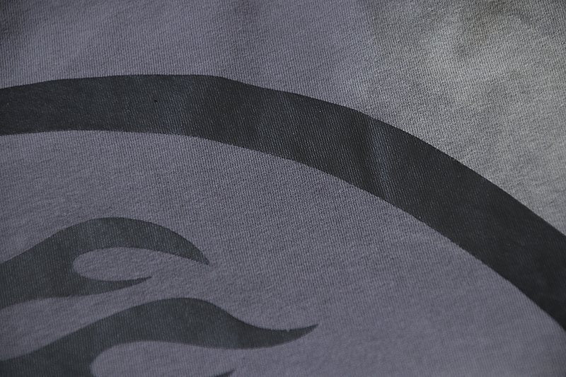 Hellstar Star and Flame Graphic Short-Sleeve T-Shirt — detail