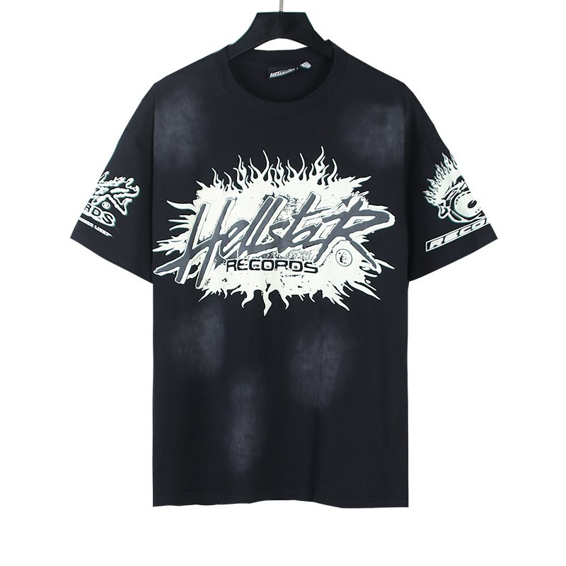 Hellstar Flame Graphic T-Shirt — front