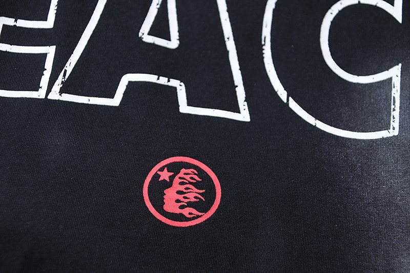 Hellstar Distressed Graphic Short-Sleeve T-Shirt — detail