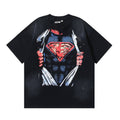Hellstar Washed Black Distressed Graphic T-Shirt — hero